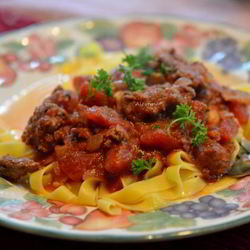 Рецепт Сицилийского мясного соуса для пасты