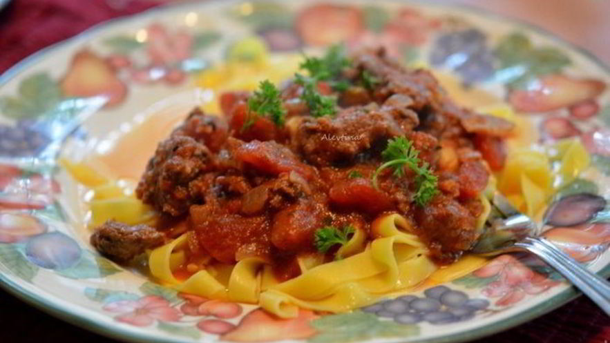 Рецепт сицилийского мясного соуса для пасты