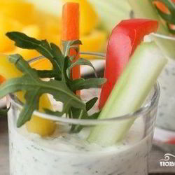 Рецепт Сметанного соуса с зеленью