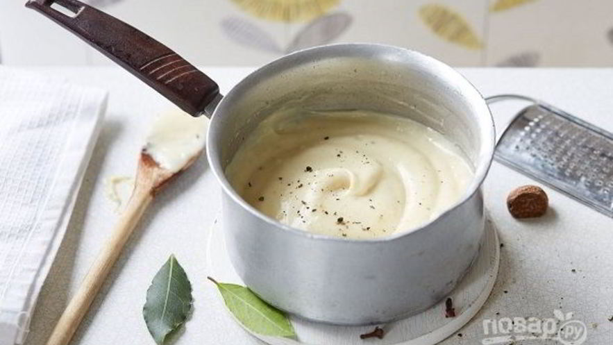 Рецепт соуса бешамель на соевом молоке