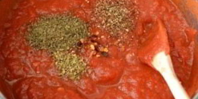 Рецепт соуса для пиццы