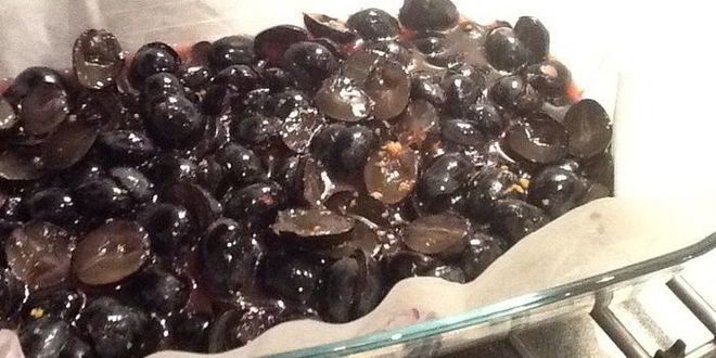 Рецепт соуса из печеного винограда