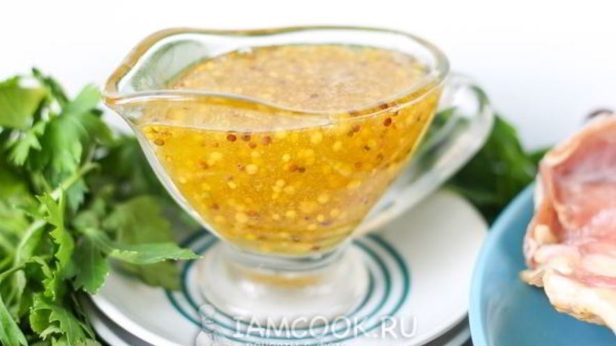 Рецепт соуса медово-горчичный