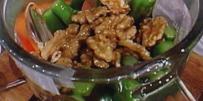 Рецепт филе говядины со спаржевым песто под соусом b arnaise