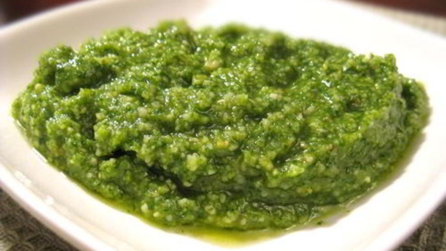 Рецепт песто из оливок