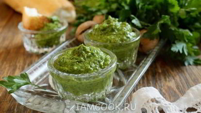 Рецепт Песто из петрушки