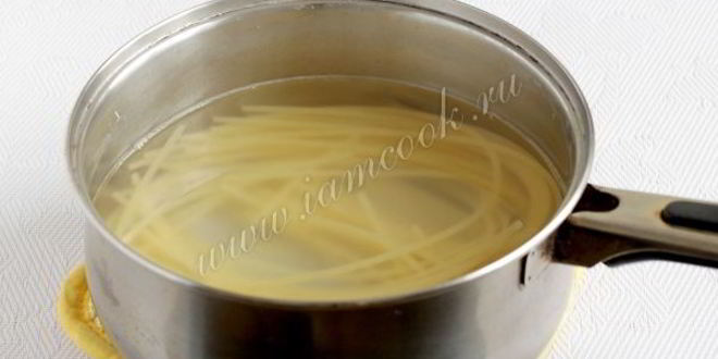 Рецепт спагетти с соусом песто