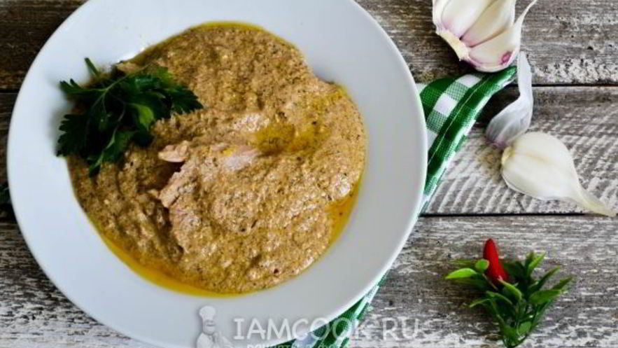 Рецепт сациви из курицы по-грузински