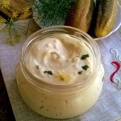 Рецепт Соуса Тартар с солеными огурцами