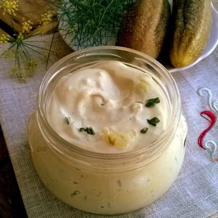 Рецепт Соуса Тартар с солеными огурцами