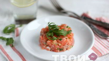 Рецепт Тартара из лосося