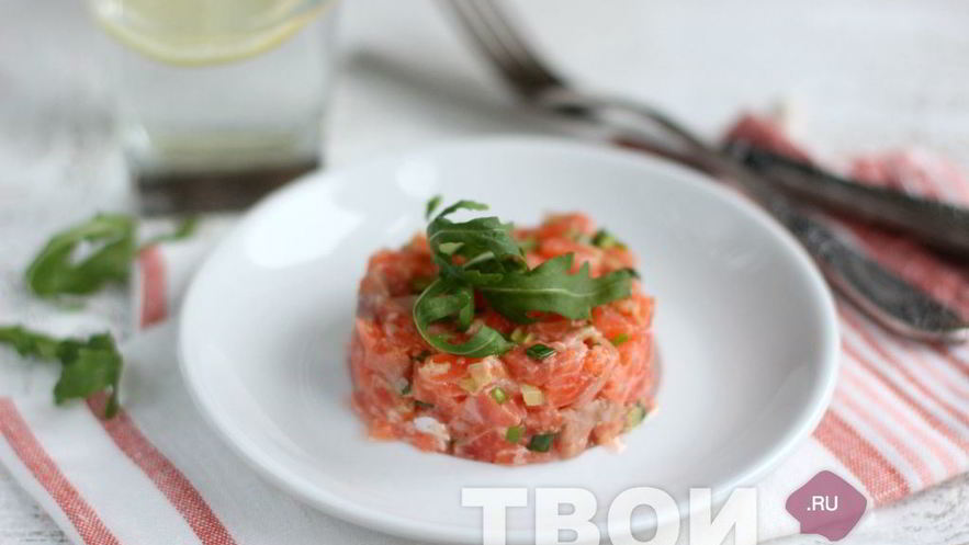 Рецепт тартара из лосося