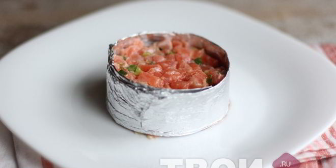 Рецепт тартара из лосося