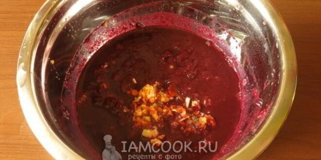 Рецепт ткемали из терна