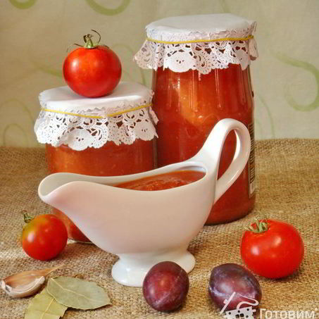 Рецепт Томатного соуса со сливами