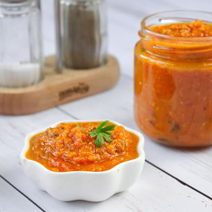 Рецепт Зимнего соуса из запеченных помидоров