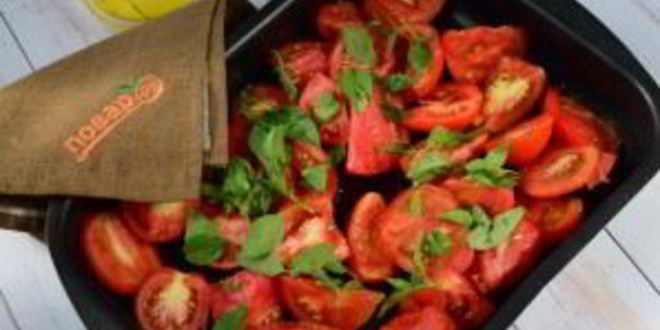 Рецепт зимнего соуса из запеченных помидоров