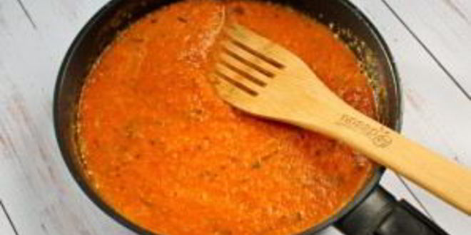 Рецепт зимнего соуса из запеченных помидоров