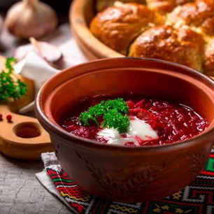 Рецепт Борща черниговского томленого