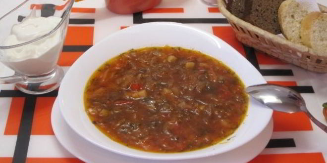 Рецепт борща домашнего