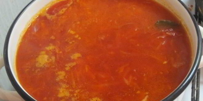 Рецепт борща домашнего