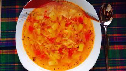 Рецепт Борща из куриного филе