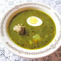 Рецепт Борща из щавеля консервированного