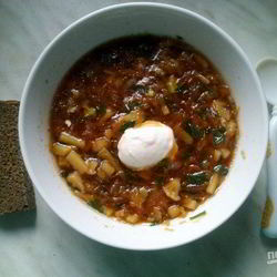 Рецепт Борща из цветной капусты