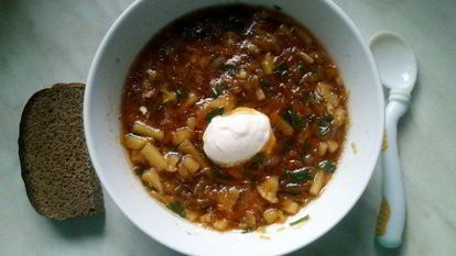 Рецепт Борща из цветной капусты