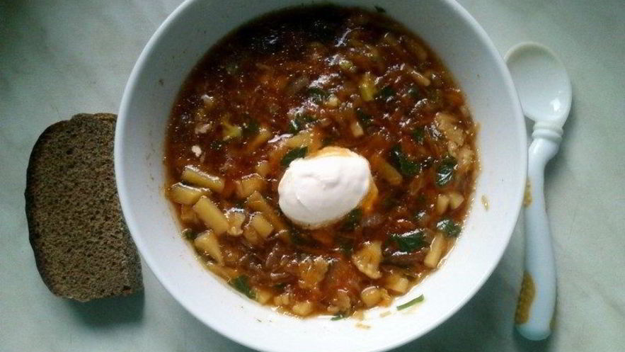 Рецепт борща из цветной капусты