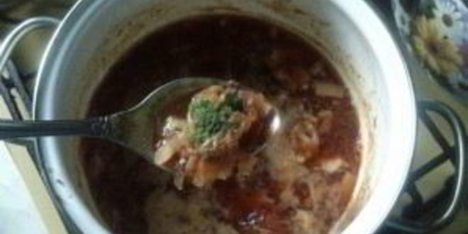 Рецепт борща из цветной капусты