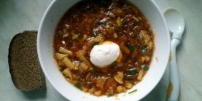 Рецепт борща из цветной капусты