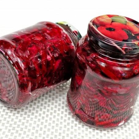 Рецепт Борща на зиму с капустой и свеклой