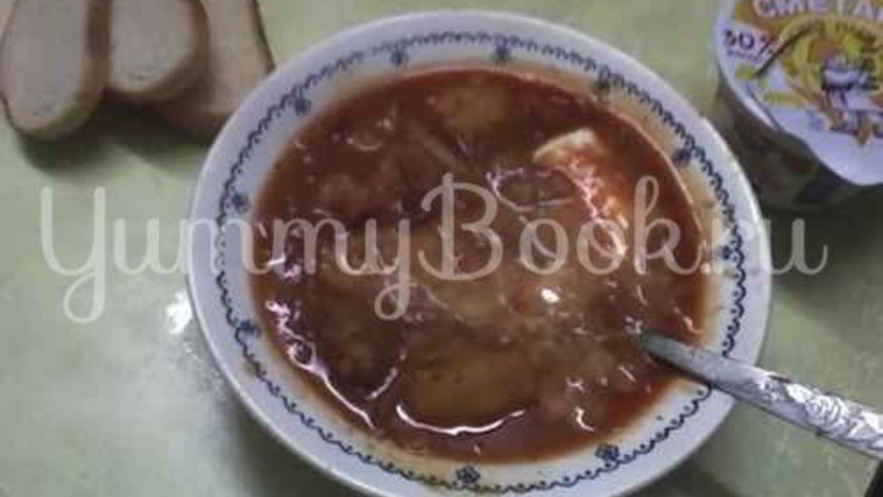 Рецепт борща по упрощенной схеме