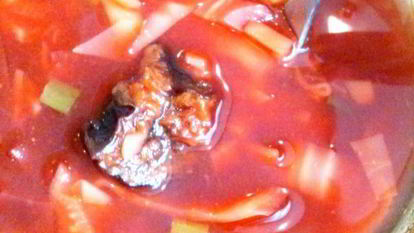 Рецепт Борща с черносливом