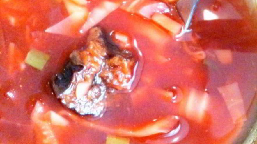 Рецепт борща с черносливом