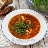 Рецепт Борща с консервированной фасолью