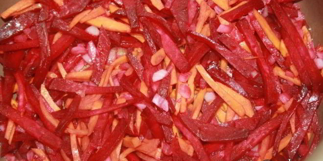 Рецепт борща с виноградными листьями