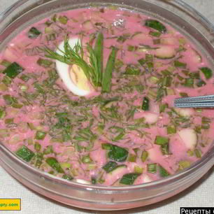 Рецепт Борща селянского холодного