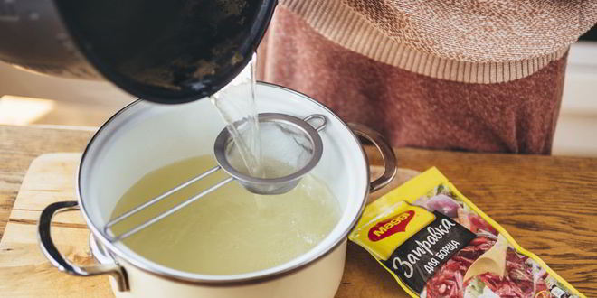 Рецепт борща в капусте