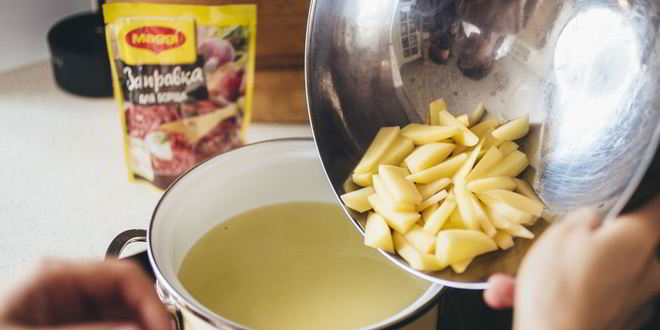 Рецепт борща в капусте