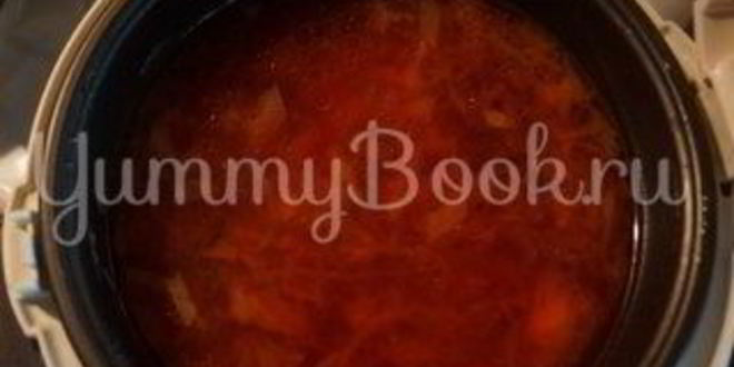 Рецепт борща в мультиварке