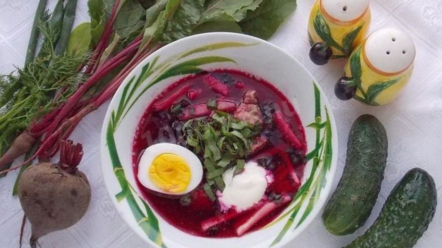 Рецепт холодного борща классического