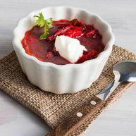 Рецепт Холодного борща на минеральной воде