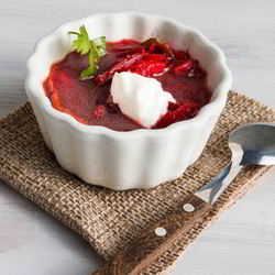 Рецепт Холодного борща на минеральной воде