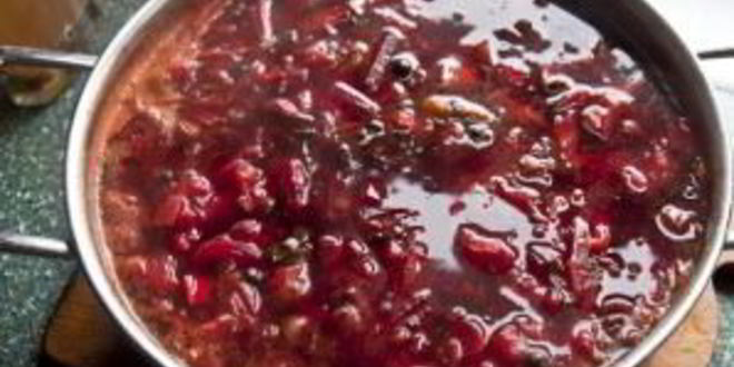 Рецепт овощного борща