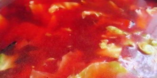 Рецепт овощного крема-борща