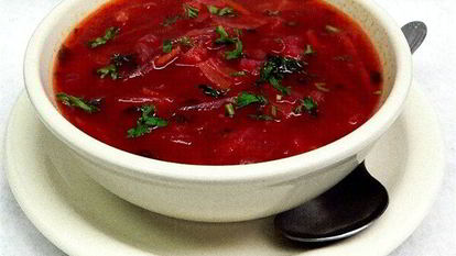 Рецепт Постного борща с консервой