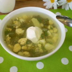 Рецепт Постного зеленого борща