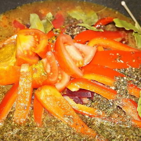 Рецепт Пряного борща из баранины